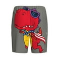 thumbnail image 5 of Fotbe Dinosaur Super Hero Cartoon Pajama Shorts for Men, Men's Pajama Bottoms, Sleepwear,Short Pajama Pants-Large, 5 of 9