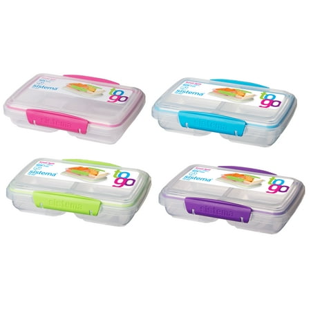 Sistema Small Split To Go Divided Snack Container