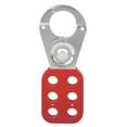thumbnail image 1 of Cerraduras para colgar, cerrojo de bloqueo de mandíbula de 1 pulgada, cerrojo de bloqueo rojo, cerrojo de etiquetado de seguridad, ultra sensible, 1 of 8