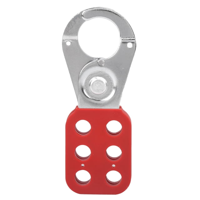 Cerraduras para colgar, cerrojo de bloqueo de mandíbula de 1 pulgada, cerrojo de bloqueo rojo, cerrojo de etiquetado de seguridad, ultra sensible