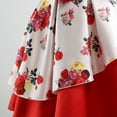 thumbnail image 7 of vigerkar 2-9T Girls Flower Dresses Pageant Party Easter Gown Dresses (Red, 3-4 Years), 7 of 7