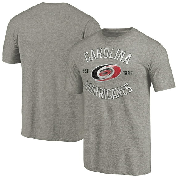 Men's Ash Carolina Hurricanes Heritage Tri-Blend T-Shirt