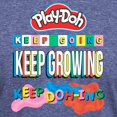 thumbnail image 3 of CafePress - Play Doh Keep Going Keep Growing T Shirt - Mens Tri-blend T-Shirt, 3 of 4