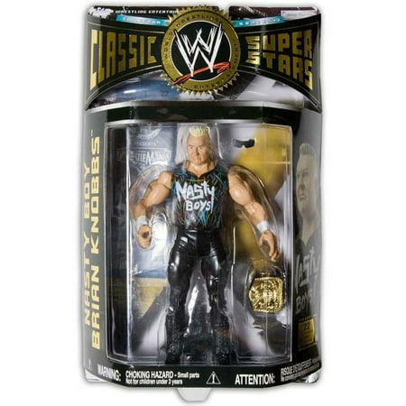 Superstars 17 Wwe Jakks Figure - WWE Wrestling Classic Superstars Series 12 Nasty Boy Brian Knobbs Action Figure