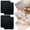 A, variant on 8 PCS Grippers of Rug Pad, Non-Slip Carpet Gripper for Hardwood Floors and Tile, Reusable and Washable Area Carpet Tape, Double-Sided Adhesive Pads, Keeps Corners Flat, 6*8cm