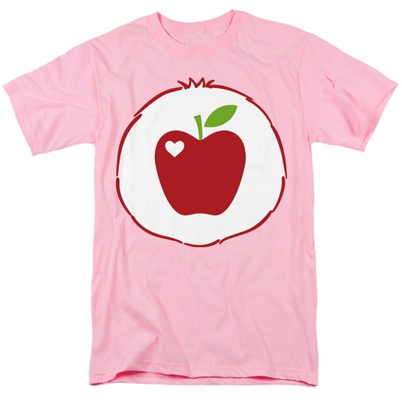 Care Bears Smart Heart Bear Belly Unisex Adult T Shirt, Pink, 3X-Large