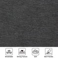 thumbnail image 5 of Vknow Furniture Polyester Blend Dining Arm Chairs, Gray (Set of 2), 5 of 7