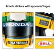 thumbnail image 6 of LEGO Editions Ayrton Senna Helmet - Building Set for Teens, Ages 14+ - Collectible F1 Display for Decor - Includes Signature Plaque & Driver Minifigure - Gift for Fans - 43024, 6 of 8