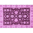 thumbnail image 1 of Ahgly Company Indoor Rectangle Oriental Purple Traditional Area Rugs, 4' x 6', 1 of 4