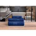 thumbnail image 2 of Dewall Maisons Navy Blue Luxury 18-Piece Cotton Towel Set - High Absorbency - Includes 4 Bath Towels, 6 Hand Towels, 8 Washcloths - Perfect For Elegant Bathroom Decor, 2 of 12