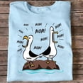 thumbnail image 2 of Seagull Mom Mom Mom Personalized Shirt, Funny Mother's Day Gift, Cute Bird Graphic Tee, Beach Theme Mom Shirt, Unisex T-Shirt, 2 of 2