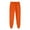 Orange, variant on Sweatpants For Women Baggy Lounge Ankle Banded Pants Elastic Waist Straight Leg Trouser Beige M