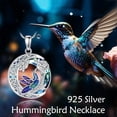 thumbnail image 5 of DOLIOX Duck/Axolotl/Phoenix/Hummingbird Necklace Sterling Silver for Women Crystal Pendant Animal Necklace Jewelry Birthday Gifts for Woman Friends, 5 of 10