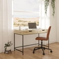 thumbnail image 2 of Ameriwood Home Wardlaw Computer Desk with 2 Drawers in Natural, 2 of 9