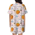 thumbnail image 3 of Naloa Cartoon Cute Rabbit Women's Short-Sleeved Pajama Set, Loungewear, Summer pajamas, Breathable Cozy - XX-Large, 3 of 9