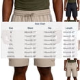 thumbnail image 4 of Plus Size Men’s Casual Sports Shorts With Zipper Pocket, Nylon Spandex Quick Dry, Joggers, Workout Shorts, Elastic Waist Drawstring Straight Leg, Breathable Lightweight, Gym, 4 of 9