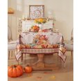 thumbnail image 3 of Fall Tablecloth for Rectangle Tables, 60 x 102 Inch Spill-Proof Autumn Pumpkin Turkey Table Cloth, Oblong Tablecloths for Thanksgiving Decor, Home, Dinner, Kitchen, 3 of 6