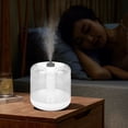thumbnail image 3 of 1L Aromathérapie Diffuseur Humidificateur Pulvérisation Fine Multifonctionnelle Conception Eau Opération Simple pour Chambre à Coucher Bureau Domestique KC 019, 3 of 8
