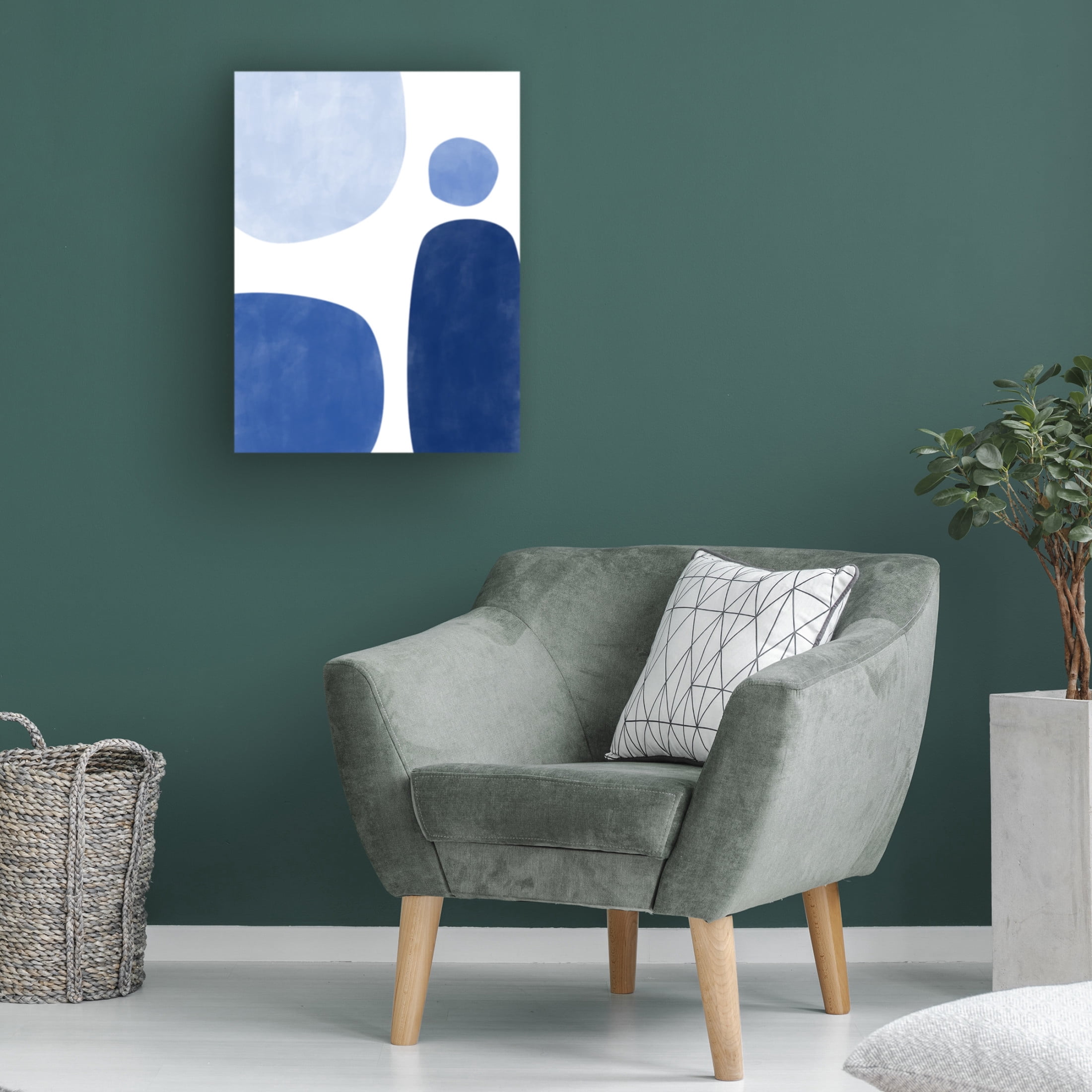 Trademark Fine Art Elena Ristova  Indigo65 Canvas Wall Art
