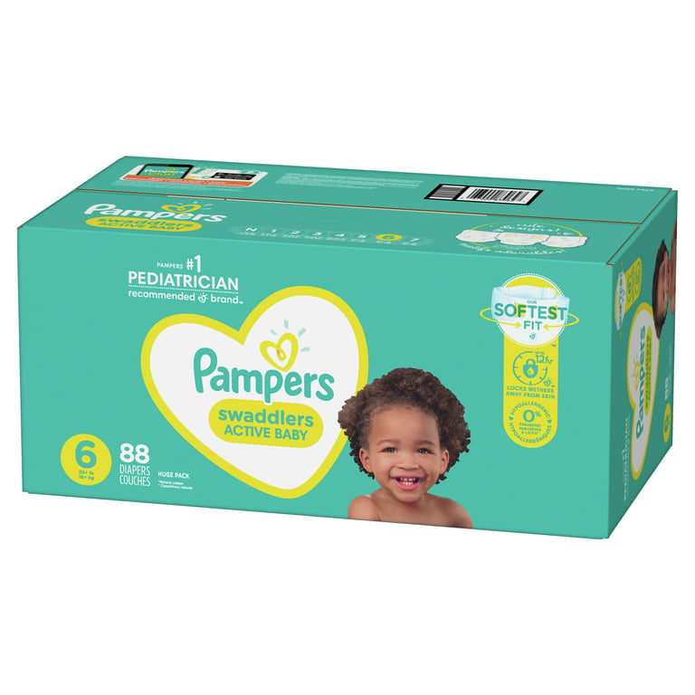 Pañales Pampers Baby-Dry, Talla 4, 9-13kg -46uds