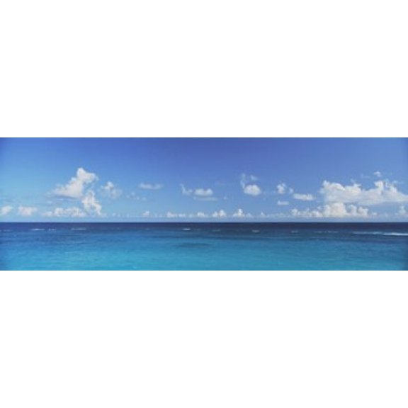 Clouds over the ocean Atlantic Ocean Bermuda Canvas Art - Panoramic Images (18 x 6)