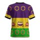 thumbnail image 5 of Xuyuer Women's Carnival Printed Round Neck Solid Color Short Sleeve Casual Loose T-Shirt, 5 of 8