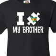 thumbnail image 4 of Inktastic Autism I Love My Brother Awareness Support Youth T-Shirt, 4 of 5