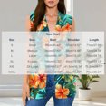 thumbnail image 5 of Chiccall Women's Floral Print Sleeveless Vest Cardigan Open Front V Neck Long Line Layering Waistcoat with Side Pockets, 5 of 8