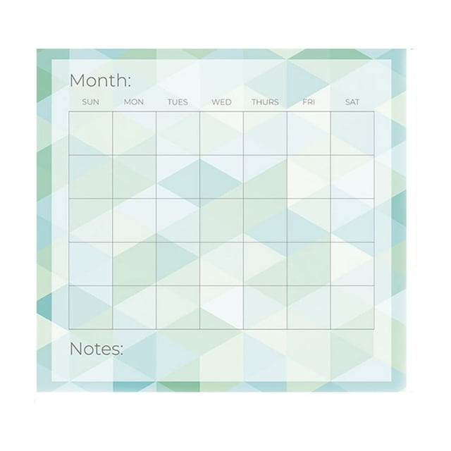 HLONK Calendrier Magnétique pour Réfrigérateur Design Amusant Tableau Blanc Auto-Adhésif Effaceur à Sec