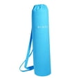thumbnail image 4 of Bolsa de lona para esterilla de yoga y fitness con correa para el hombro y cierre de cordón. L azul, 4 of 9