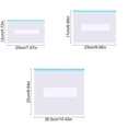 thumbnail image 2 of Freezer Bags 45 Pieces Thickened Resealable Zipper Plastic Food Storage Bags for Freshness and Leakproof Preservation, 2 of 7