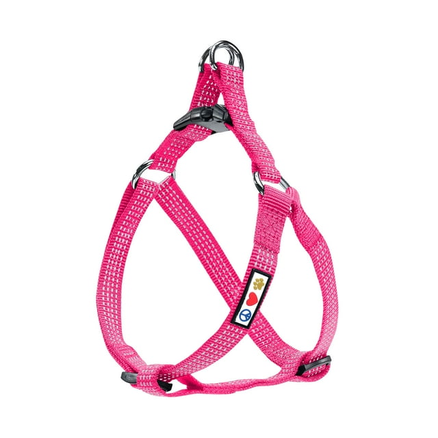Arnés para perro Pawtitas XS reflectante antitirones chaleco rosa