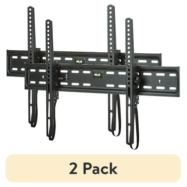 (2 pack) onn Tilting TV Wall Mount for 50" to 86" TV's, UL Listed, up to ±12° Tilting