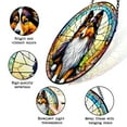 thumbnail image 4 of 89Bloom Shetland Sheepdog Window Hanging Stained Glass, Shetland Sheepdog Suncatchers for Windows Stained Glass, Stained Glass Dog suncatcher, Dog Stained Glass, 4 of 8