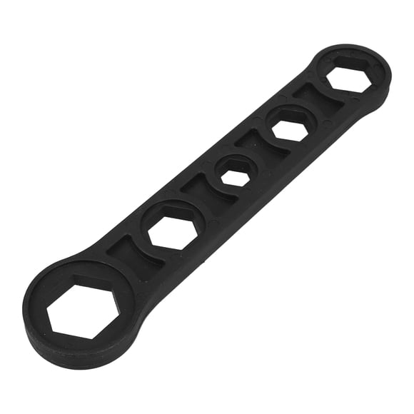VERDANVERSE Herramienta Para Radiadores Con Llave De Purga Y Mango Ergonómico Color Negro Para Mantenimiento En Casa