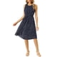 thumbnail image 1 of INSPIRE CHIC Vestidos Midi Florales para Mujeres Vestido Casual de Verano para Invitadas de Boda Sin Mangas M Azul Oscuro, 1 of 7