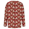thumbnail image 6 of Cutuoiiu Christmas Women's Cardigan Long Sleeve Cute Printed Casual Jacket Gifts, 6 of 6