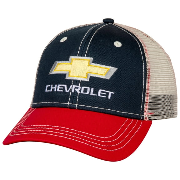 Chevy 810494 Chevrolet Logo Adjustable Mesh Snapback Hat