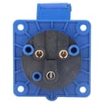 thumbnail image 1 of Zócalo CEE azul de latón de PC de salida industrial oculta de 3 pines para energía eléctrica IP44 220-250V, 1 of 8