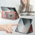 thumbnail image 5 of Allytechgroup Flip Case for Samsung Galaxy Z Fold 5 with Credit Card Slot, PU Leather Wallet Phone Case Kickstand Shockproof Magnetic Back Cover for Samsung Galaxy Z Fold 5, Pink, 5 of 8