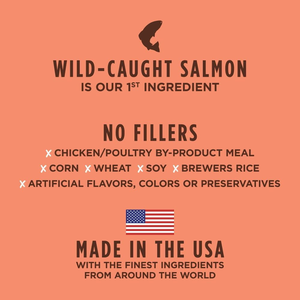Instinct Be Natural Real Salmon & Brown Rice Recipe Natural Dry Dog Food by Nature's Variety, 24 lb. Bag