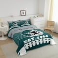 thumbnail image 3 of Erosebridal Sports Bedding Comforter Set, Lightweight, Dark Cyan 2 Pieces, Dallas, 3 of 6