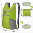 thumbnail image 3 of Mochila de senderismo G4Free, ligera y plegable, 11 litros, para hombres y mujeres, 3 of 8