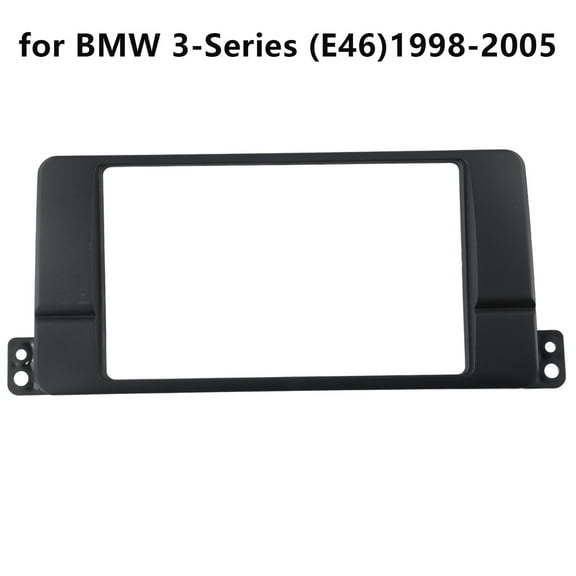 Double Din Radio Fascia for BMW 3 Series E46 1998-2006, Stereo Panel Frame, Easy Installation, Perfect Fit