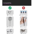 thumbnail image 5 of 71 inches Kink-Less Chromed Flexible Stainless Steel Shower Hose (Extra Long) - Replacement for Handheld Showerhead Hose, 5 of 5