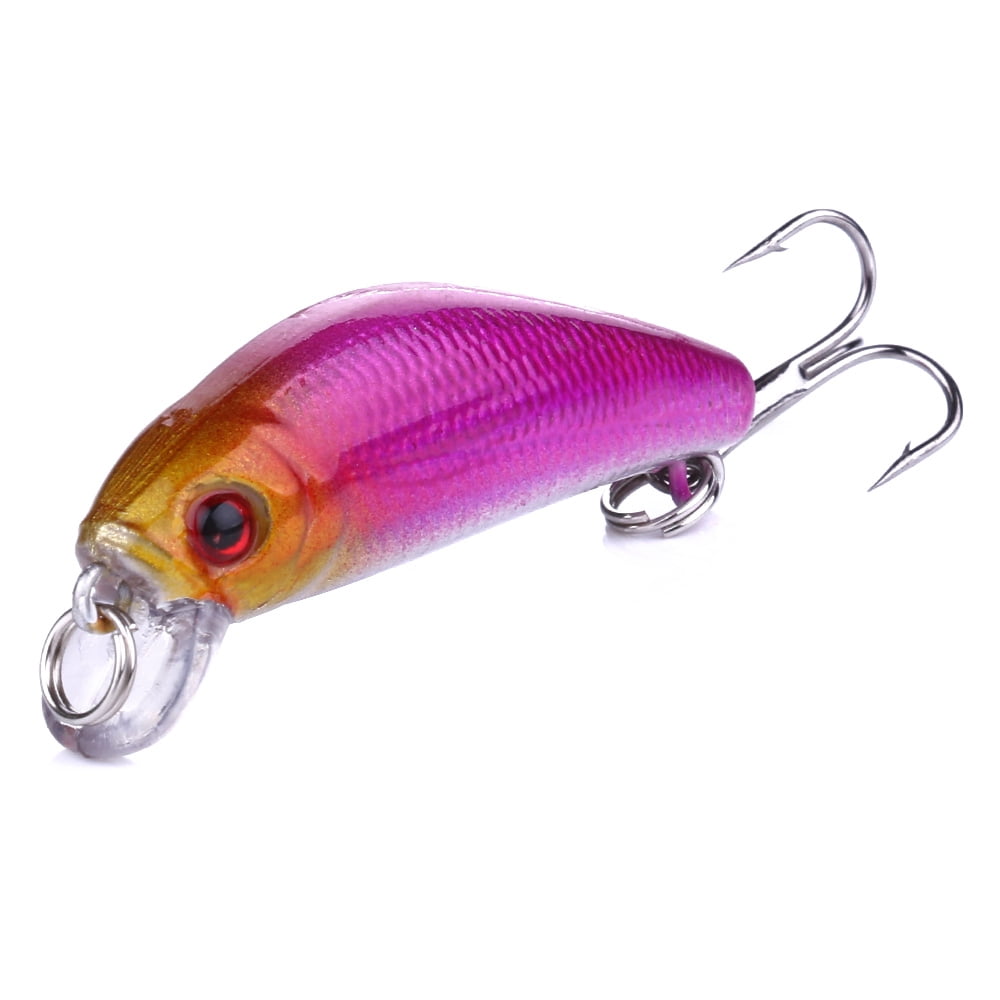 HENGJIA Minnow Bass Fishing Lures, Jerkbait Lure Set Hard Baits Deep Diving Crankbait for Catfish Walleye Trout Fishing Bait 4Pcs/kit