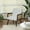 White, variant on Hawsaiy Accent Chair with Rattan Arms, Living Room Chairs with Wood Legs, Modern Armchair for Bedroom, Lounge Chair Indoor for Reading Room Kitchen and Dining Room,White