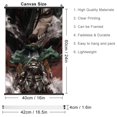 thumbnail image 2 of Attack on Titan Poster Scroll Poster Art Prints Home Decoration Wall Hanging Canvas Art for Dorm Bedroom Living Room Gift for Japanese Anime Fans, 2 of 8