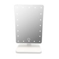 thumbnail image 1 of CJ Tech Miroir de Maquillage avec Chargeur Sans Fil Intégré et Haut-Parleurs Sans Fil - Blanc, 1 of 5
