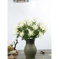 thumbnail image 6 of Artificial Eryngium Flower Garland 3pcs 65cm Simulation Flowers Wreath for Home Window Decor Party, 6 of 21